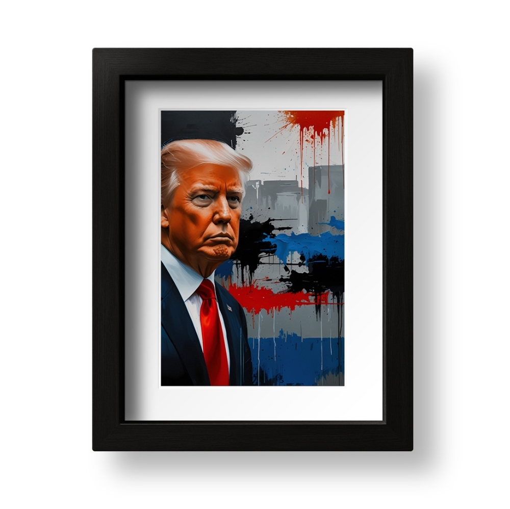 Donald Trump Framed Digital Artwork